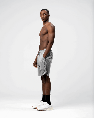 CROWN GREY SHORTS - AP CROWN - ANCESTRAL STREETWEAR