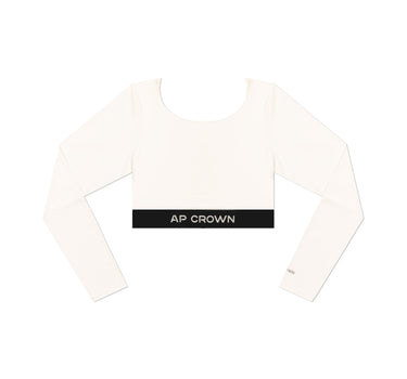 BREW WHITE CROP TOP - AP CROWN - ANCESTRAL STREETWEAR