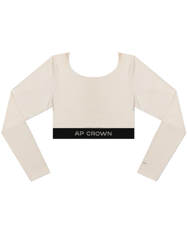 BREW GREY CROP TOP - AP CROWN - ANCESTRAL STREETWEAR
