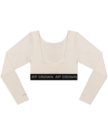 BREW GREY CROP TOP - AP CROWN - ANCESTRAL STREETWEAR
