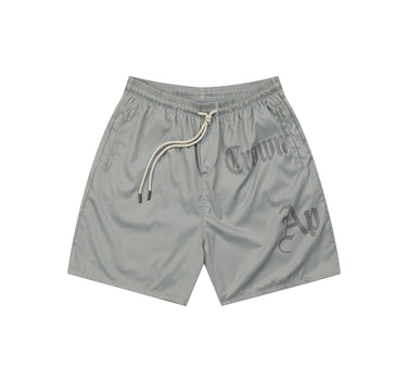 GRIM GREY SHORTS - AP CROWN - ANCESTRAL STREETWEAR