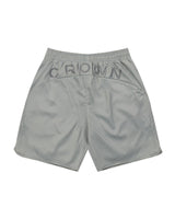 CROWN GREY SHORTS - AP CROWN - ANCESTRAL STREETWEAR