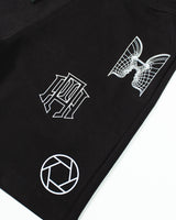 BLACK AP SHORT - AP CROWN - ANCESTRAL STREETWEAR