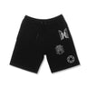BLACK AP SHORT - AP CROWN - ANCESTRAL STREETWEAR