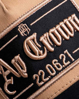 BROWN PATCH CAP - AP CROWN - ANCESTRAL STREETWEAR