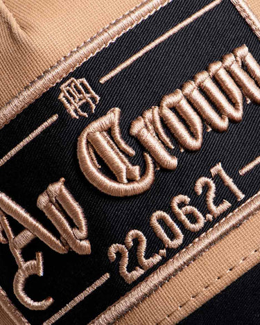 BROWN PATCH CAP - AP CROWN - ANCESTRAL STREETWEAR