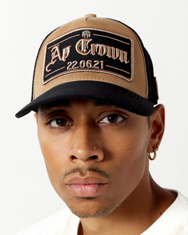 BROWN PATCH CAP - AP CROWN - ANCESTRAL STREETWEAR