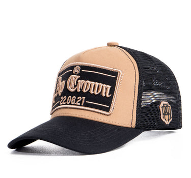 BROWN PATCH CAP - AP CROWN - ANCESTRAL STREETWEAR