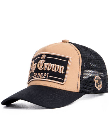 BROWN PATCH CAP - AP CROWN - ANCESTRAL STREETWEAR