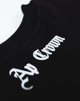CORE BLACK HOODIE - AP CROWN - ANCESTRAL STREETWEAR