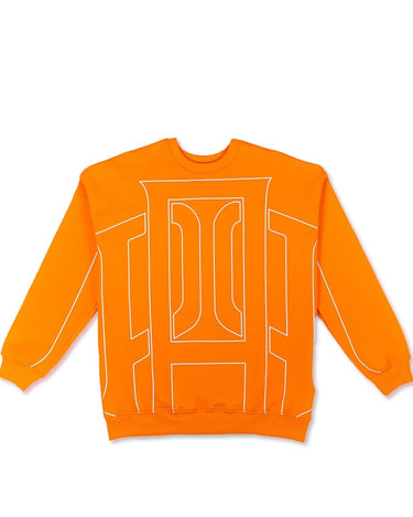 CORE ORANGE HOODIE - AP CROWN - ANCESTRAL STREETWEAR