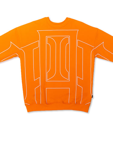 CORE ORANGE HOODIE - AP CROWN - ANCESTRAL STREETWEAR