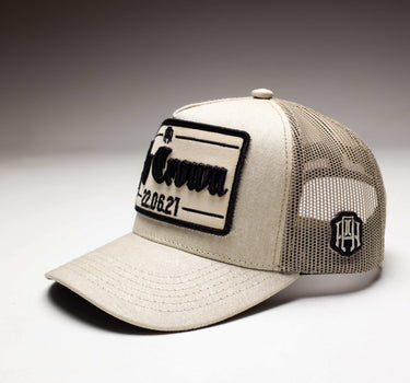 CREAM PATCH CAP - AP CROWN - ANCESTRAL STREETWEAR
