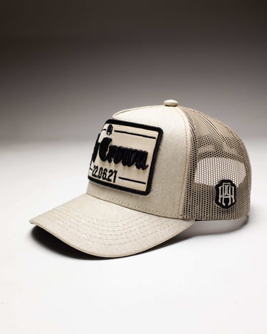 CREAM PATCH CAP - AP CROWN - ANCESTRAL STREETWEAR