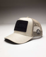 CREAM FULL PATCH CAP - AP CROWN - ANCESTRAL STREETWEAR