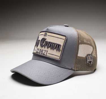 APATCH GREY CAP - AP CROWN - ANCESTRAL STREETWEAR