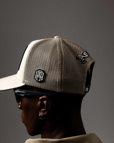 CREAM FULL PATCH CAP - AP CROWN - ANCESTRAL STREETWEAR