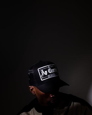 APATCH HUMAN BLK CAP - AP CROWN - ANCESTRAL STREETWEAR