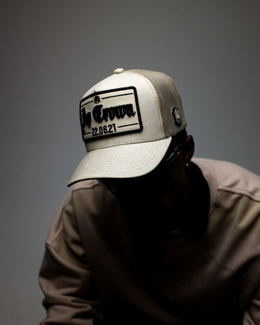 CREAM PATCH CAP - AP CROWN - ANCESTRAL STREETWEAR