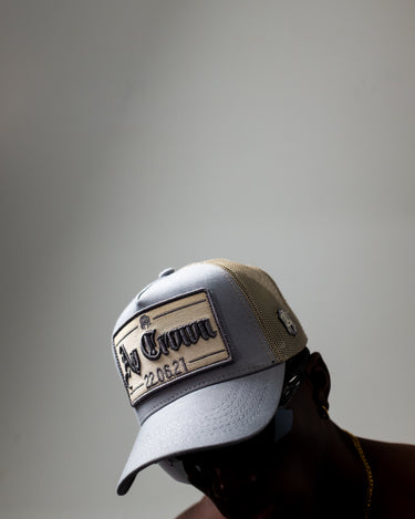 APATCH GREY CAP - AP CROWN - ANCESTRAL STREETWEAR