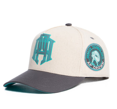 HUMAN WHITE CAP - AP CROWN - ANCESTRAL STREETWEAR