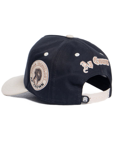 HUMAN BLK CAP - AP CROWN - ANCESTRAL STREETWEAR