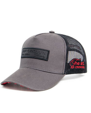 ENTI GREY CAP - AP CROWN - ANCESTRAL STREETWEAR