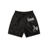 GRIM BLACK SHORTS - AP CROWN - ANCESTRAL STREETWEAR