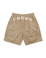 CROWN KHAKI SHORTS - AP CROWN - ANCESTRAL STREETWEAR