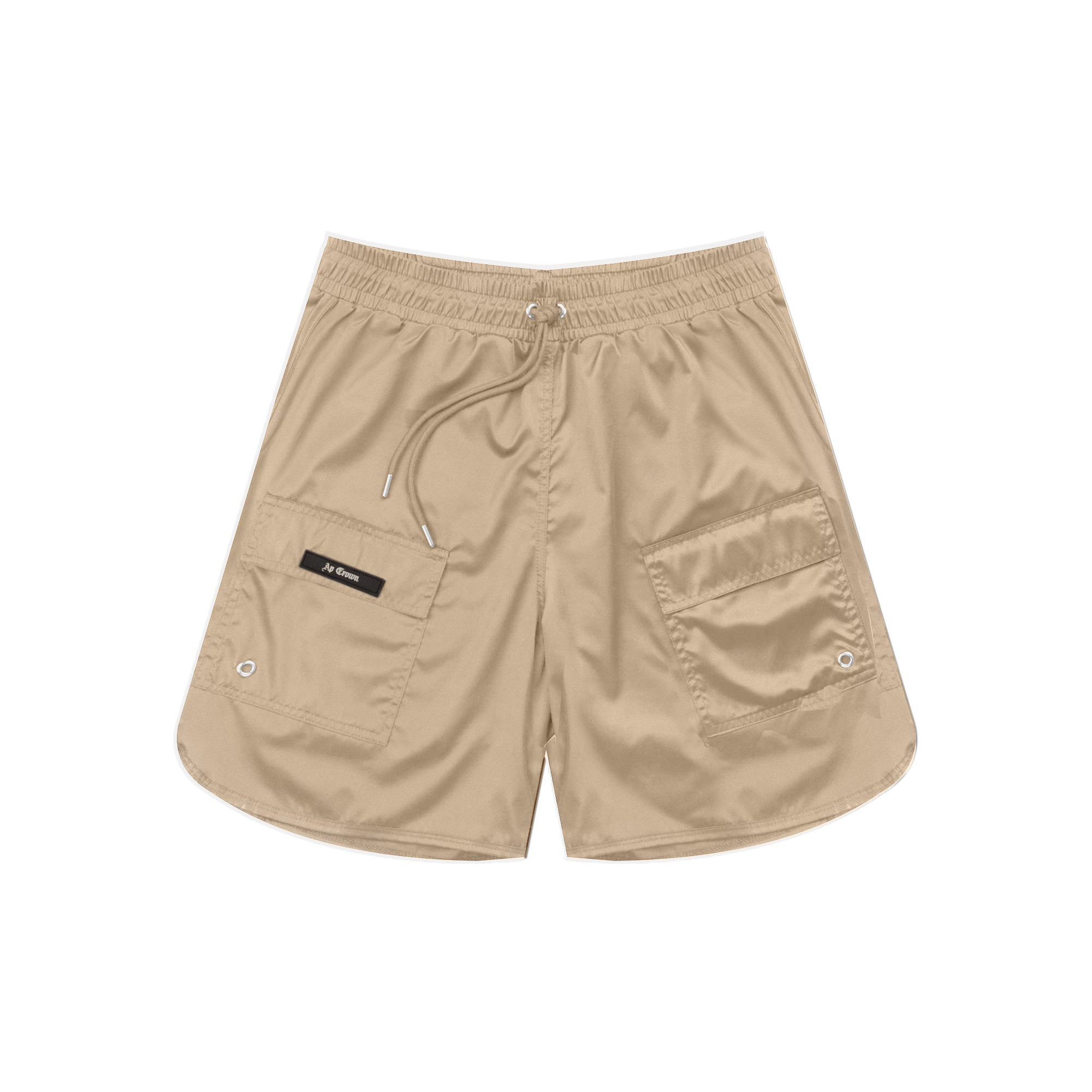 MUSK KHAKI SHORTS - AP CROWN - ANCESTRAL STREETWEAR