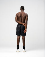 GRIM BLACK SHORTS - AP CROWN - ANCESTRAL STREETWEAR