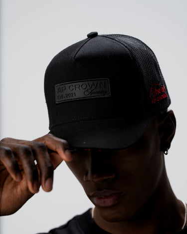 ENTI BLACK  CAP - AP CROWN - ANCESTRAL STREETWEAR