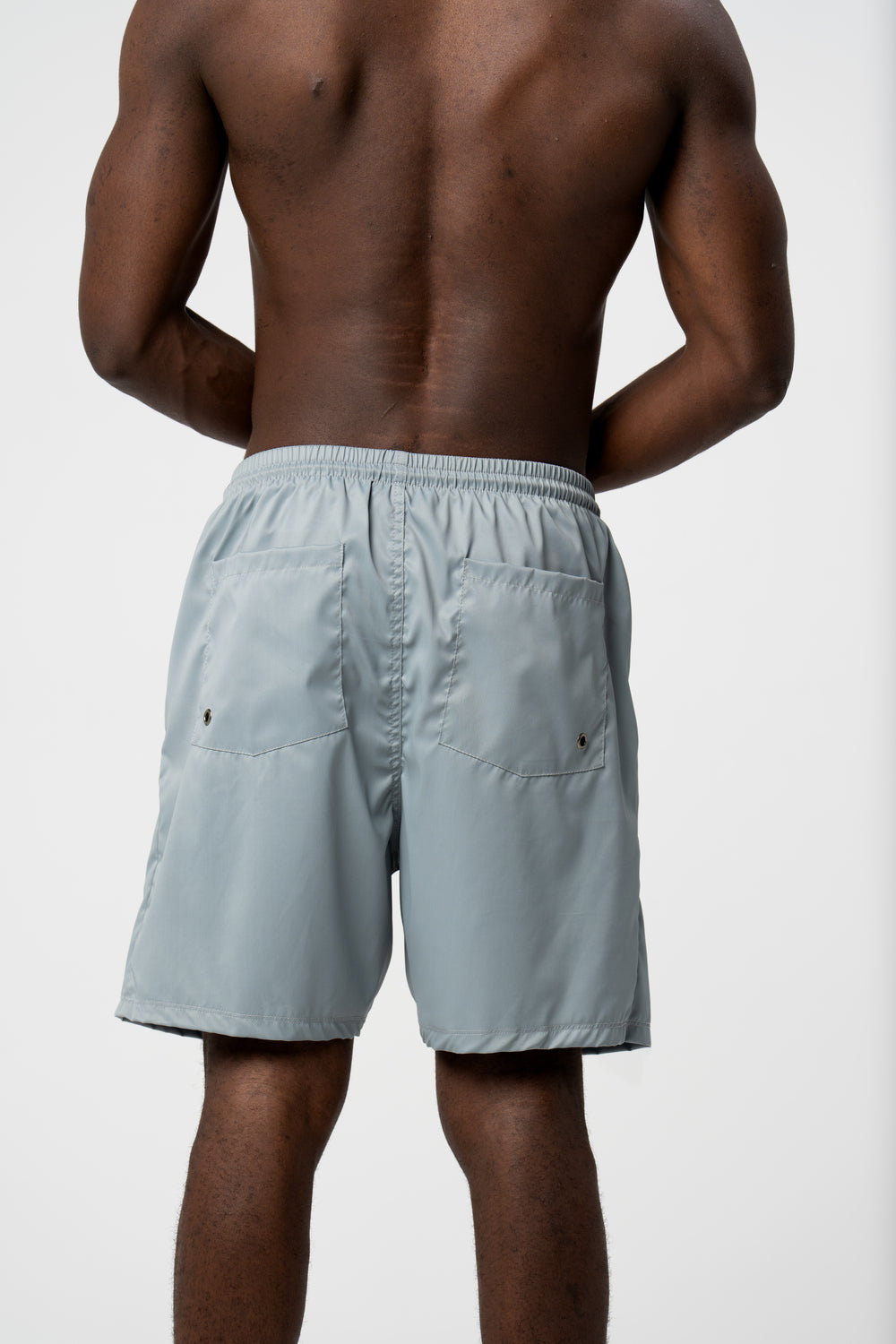 GRIM GREY SHORTS - AP CROWN - ANCESTRAL STREETWEAR