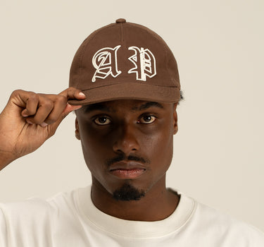 BROWN AP CAP
