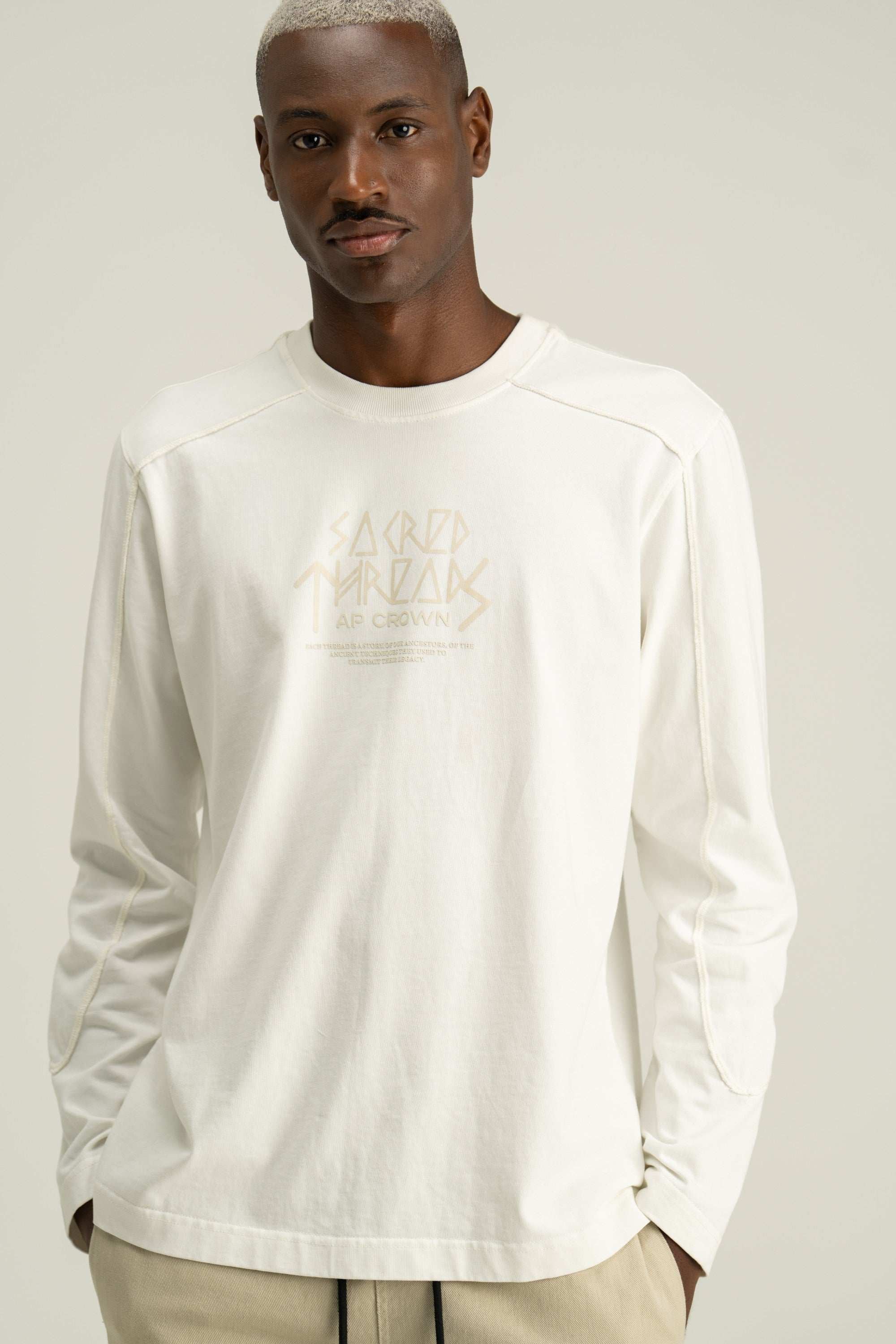 LIAH  LONG SLEEVE T-SHIRT - AP CROWN - ANCESTRAL STREETWEAR