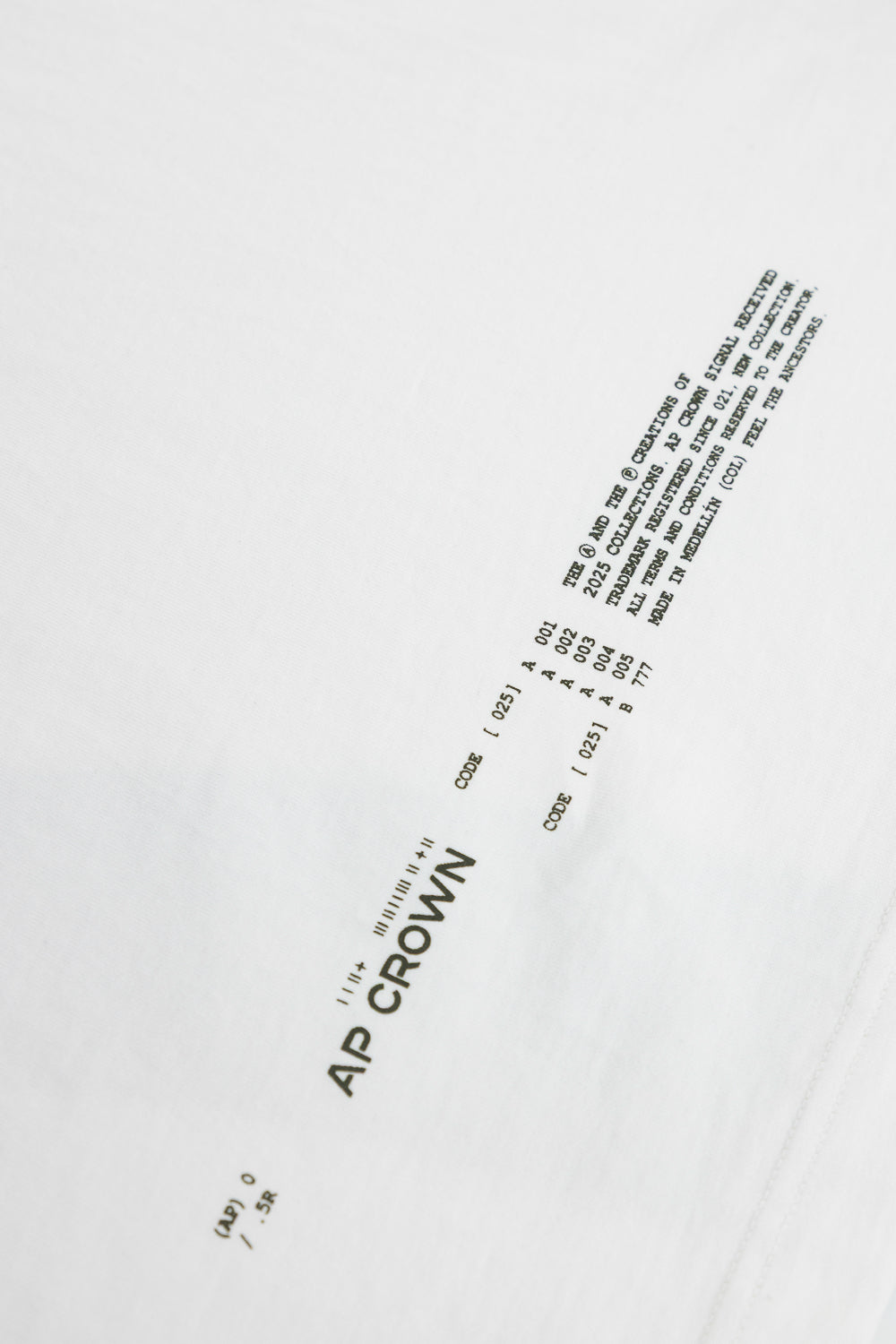 ZERO WHITE T-SHIRT