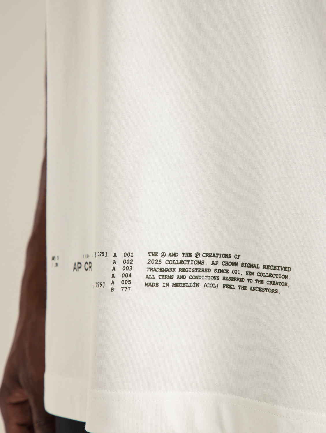 ZERO WHITE T-SHIRT