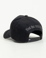 DEVI BLACK CAP - AP CROWN - ANCESTRAL STREETWEAR