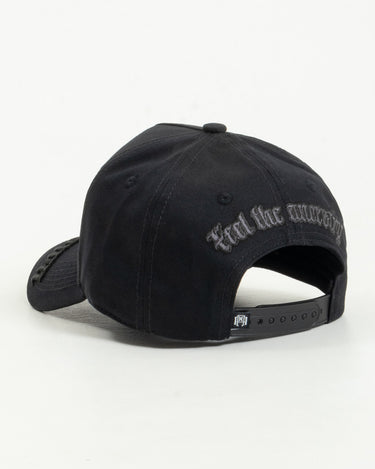 DEVI BLACK CAP - AP CROWN - ANCESTRAL STREETWEAR