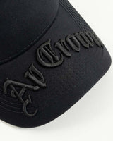 DEVI BLACK CAP - AP CROWN - ANCESTRAL STREETWEAR
