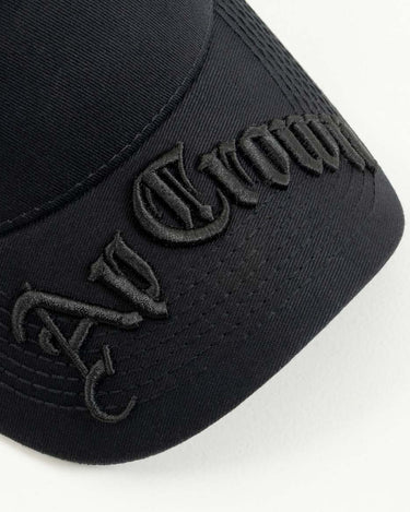 DEVI BLACK CAP - AP CROWN - ANCESTRAL STREETWEAR